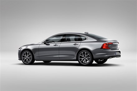 Rear Quarter Volvo S90 Osmium Grey