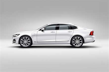 Profile Left Volvo S90 White