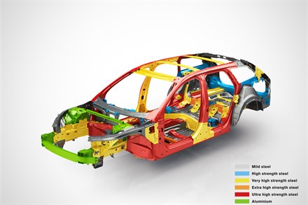 Volvo V90 Steel cage with text 